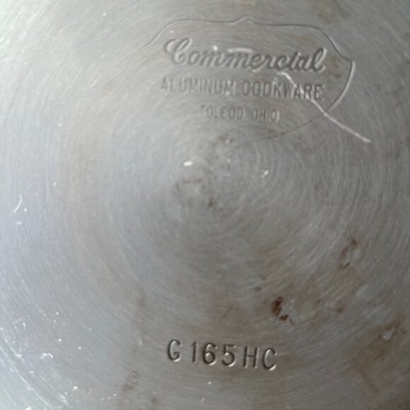 Vintage Calphalon Wok Fry Pan 10.75 Inch Commercial Anodized Aluminum G165HC - Picture 6 of 10